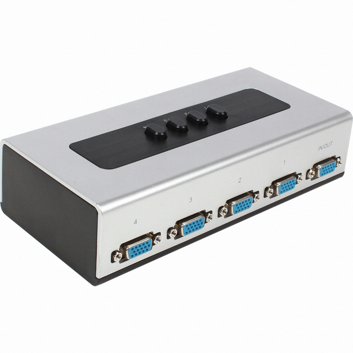 강원전자 NETmate VGA 4:1 수동 선택기 벽걸이형 (NM-RS41)