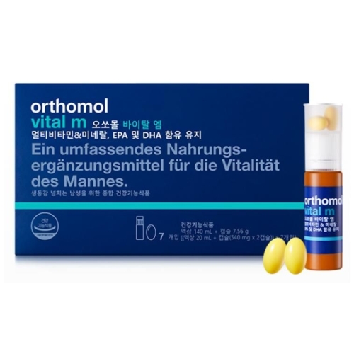 오쏘몰 바이탈 M(Vital M) 남성용 드링크+캡슐 7일분