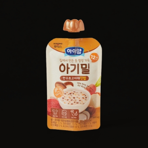  아이얌 아기밀 한우표고야채 진밥 100g [3개]