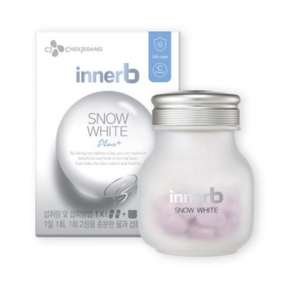 CJ웰케어 이너비 스노우 화이트 56정 (2개)_이미지
