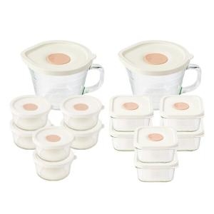 렌지쿡 햇밥용기 6P + 큰햇밥용기 6P + 계란찜용기 2P