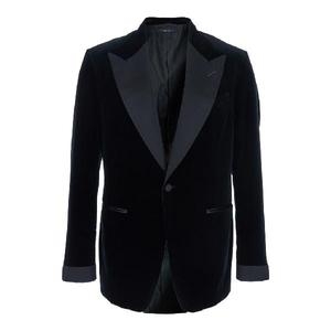 톰포드 SHELTON TUXEDO JACKET IN VELLUTO CON COLLO IN RASO JESPT1CGS04NAA