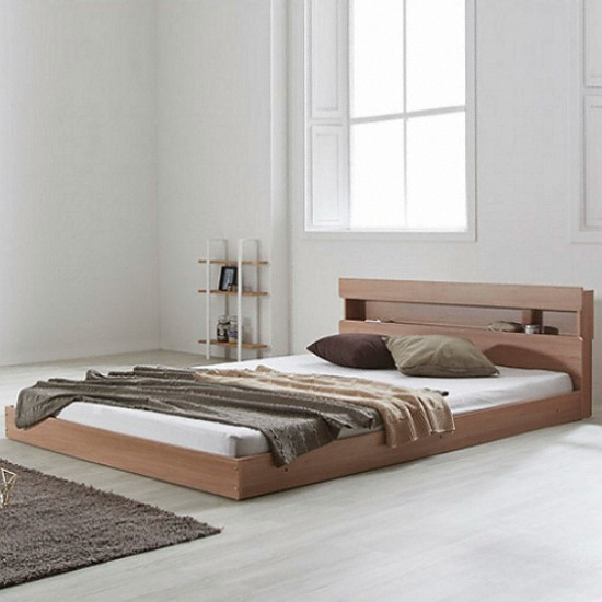 파로마 캐슬 저상형 LED침대 Q (독립스프링)_이미지