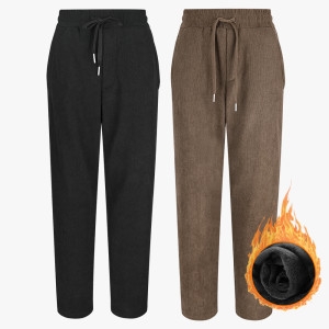 브이시즌 남성 따뜻한 겨울 골덴바지 전체기모 코듀로이 캐주얼 밴딩팬츠 VMOD349PT