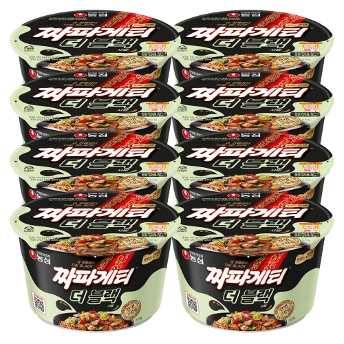 농심 짜파게티 더 블랙 사발 90g (8개)_이미지
