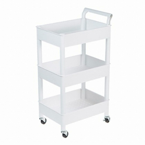 시스맥스 마이룸 트롤리 이동형 3단 화이트