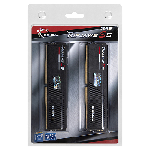 G.SKILL DDR5-6000 CL30 RIPJAWS S5 J 블랙 패키지 (64GB(32Gx2))_이미지