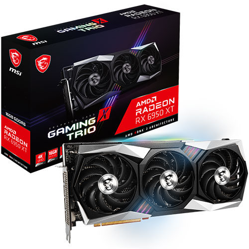 MSI 라데온 RX 6950 XT 게이밍 X 트리오 D6 16GB 트라이프로져2