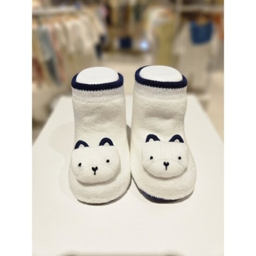 블루독베이비 hu WH 강아지인형양말 45A70-011-05 슈즈 양말 신발 출산용품 신생아양말 덧신 선물_이미지