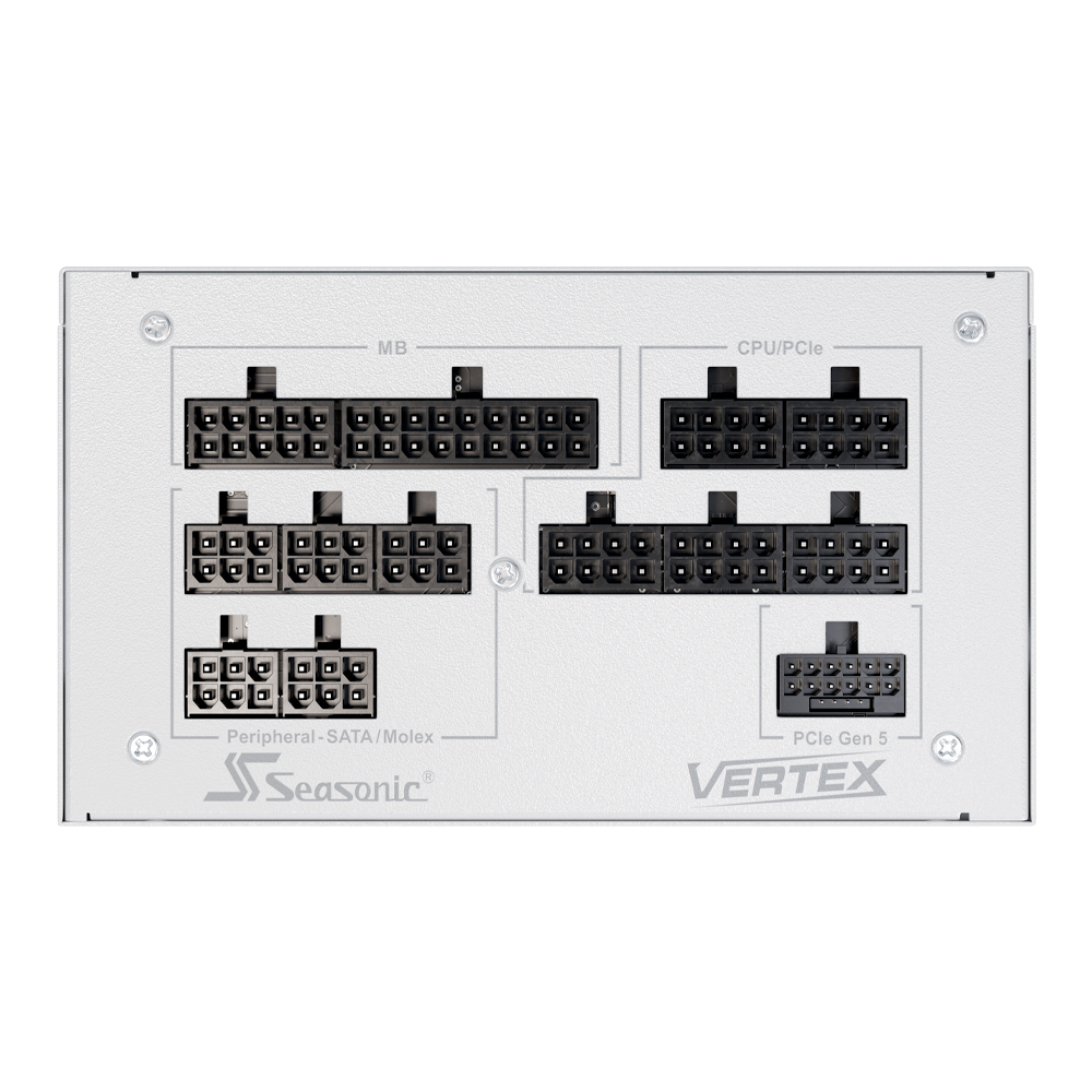 시소닉 VERTEX GX-1200 GOLD 풀모듈러 화이트 ATX3.1_이미지