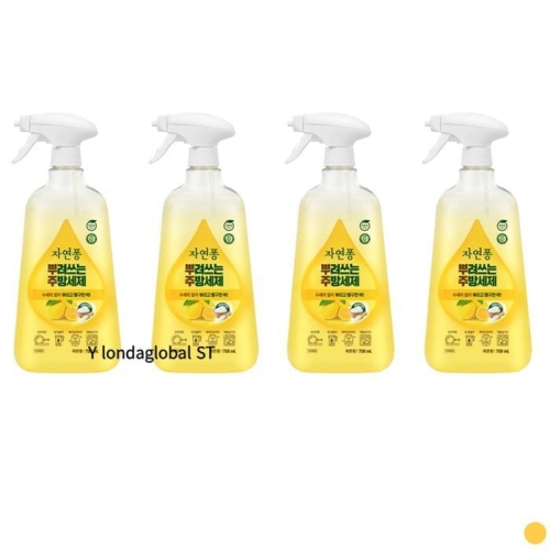 자연퐁 뿌려쓰는 주방세제 레몬향 750ml (4개)_이미지