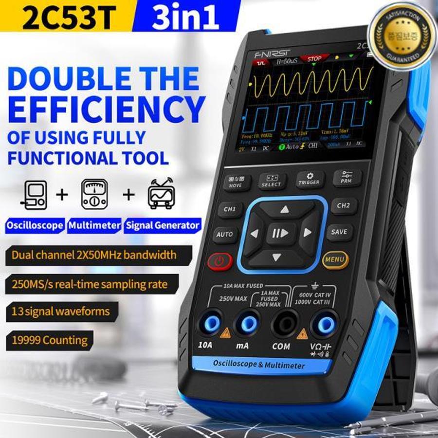 �ν����� 2C53T 3-in-1 ���� ��Ƽ���� ��ȣ �߻��� ���� ��� 50MHz �뿪�� 250MSs ���ø� �ӵ� ��� ä��