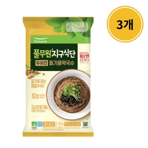 풀무원 지구식단 두유면 들기름막국수 421.4g (3개)_이미지