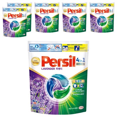 퍼실 디스크 라벤더 파우치 38개입 (6개)_이미지