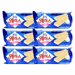 해태제과 크림 웨하스 50g (6개)_이미지