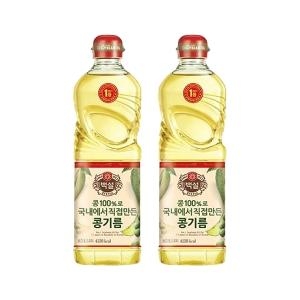 CJ제일제당 백설 콩기름 500ml (2개)