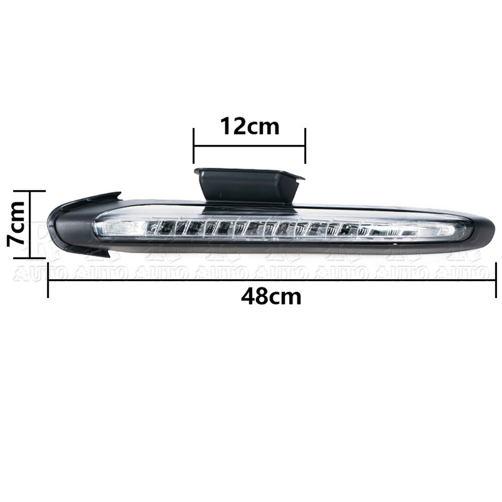 포르쉐 DRL LED 주간 주행등 카이엔 958 터보 스타일 2011 2018 안개등 방향 지시등 95863118110 958631182
