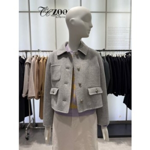 대현 ZOOC 플랩 포켓 핸드메이드 크랍 자켓 Z244MSG152KH