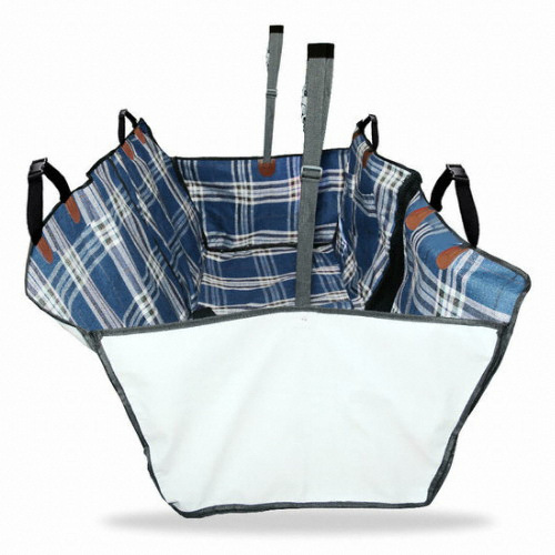 [불명] 엔터펫 풀커버 애견카시트 블루체크_이미지