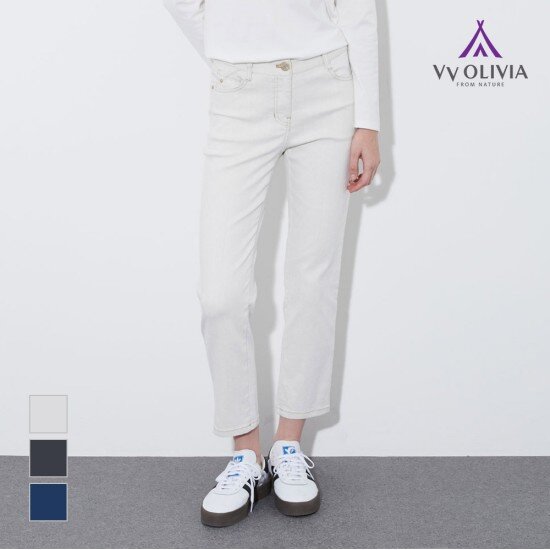 올리비아로렌 사계절 데님 팬츠 VVBMP4X1311_이미지