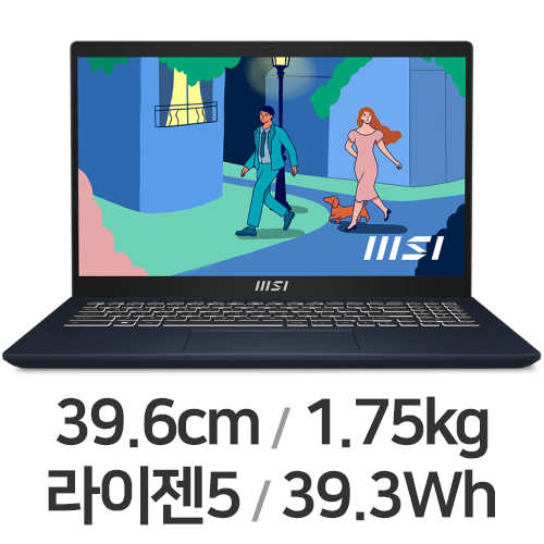 MSI 모던시리즈 모던 15 B7M-R5 포스 W11 (SSD 3TB)