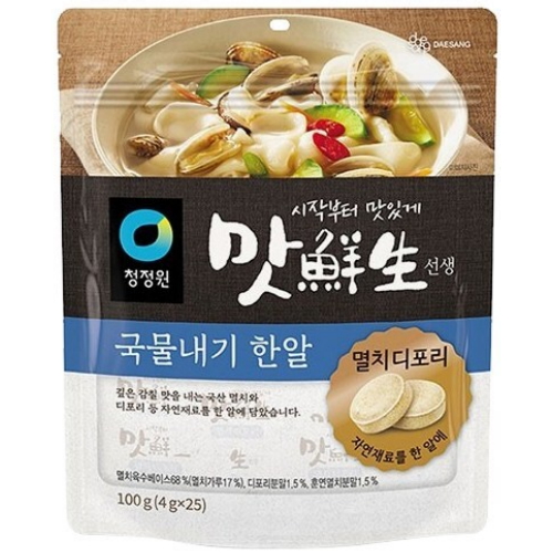 청정원 맛선생 국물내기 한알 멸치디포리 100g (4g x 25입) (3개)_이미지