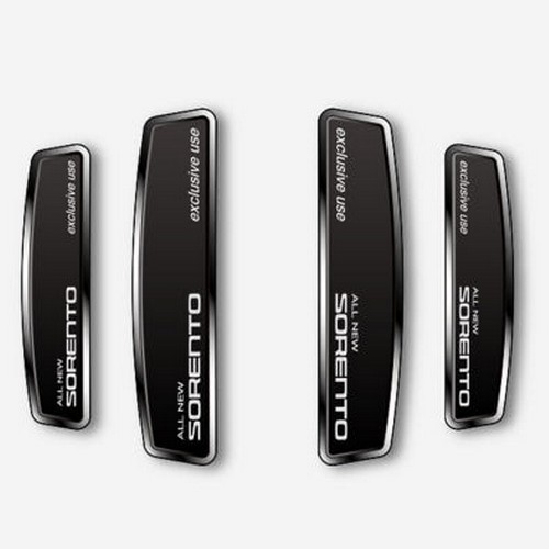 DXSOAUTO 블랙 쉴드 엠블럼 도어가드 (올 뉴 쏘렌토)_이미지