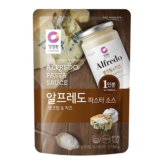 대상 청정원 생크림&치즈 알프레도 파스타소스 150g (16개)