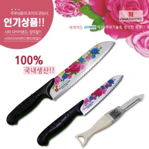 시마다이아몬드 장미칼+파칼 3종