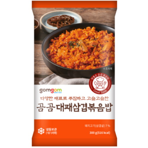 곰곰 대패삼겹볶음밥 300g (18개)