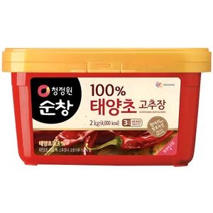 청정원 순창 태양초 고추장 2kg (1개)_이미지