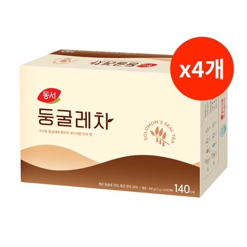 동서식품 둥굴레차 140티백 (4개)