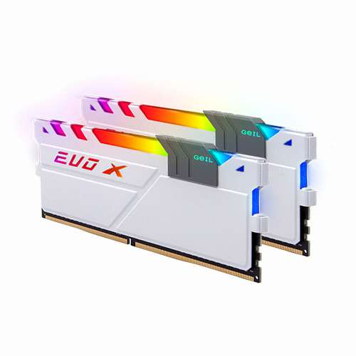 GeIL DDR4-3600 CL16 EVO X II AMD White RGB 패키지 (16GB(8Gx2))_이미지