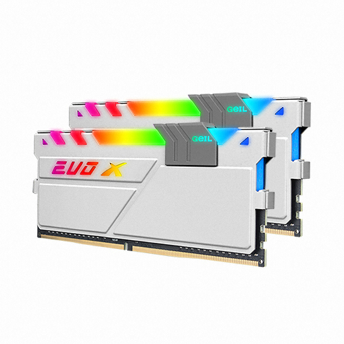 GeIL DDR4-3600 CL16 EVO X II AMD White RGB 패키지 (16GB(8Gx2))_이미지