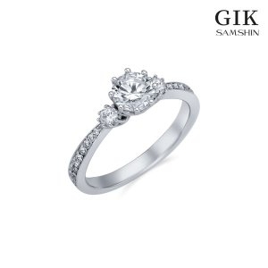 삼신 삼신 오르텐시아 14K 5부 반지 CH019RW4D05DK