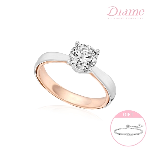 ���̾ƹ� ������ 18K��� 1ĳ�� ���׷ο� ���̾Ƹ�� ���� DS0017R10MLAB