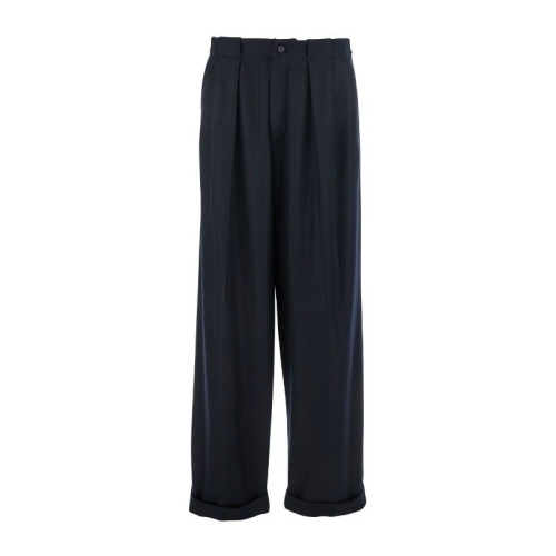 돌체앤가바나 와이드 렉 플리츠 울 팬츠 GP16HT HU2A8N0000_이미지