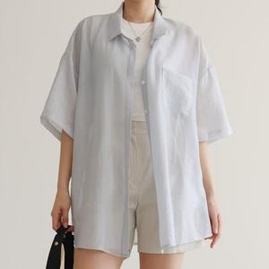 노스텔잔줄빈티지남방 LYU691M506 빅사이즈