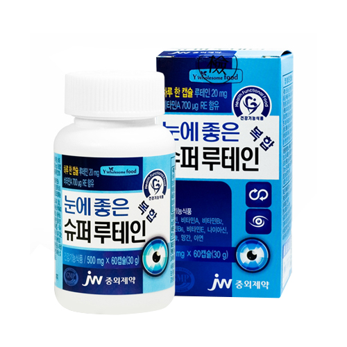 JW중외제약 눈에 좋은 슈퍼루테인 복합 60캡슐 (1개)_이미지