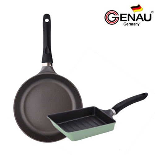 프로스 IH 티타늄코팅 프라이팬 2종B (계란말이팬20+팬28)