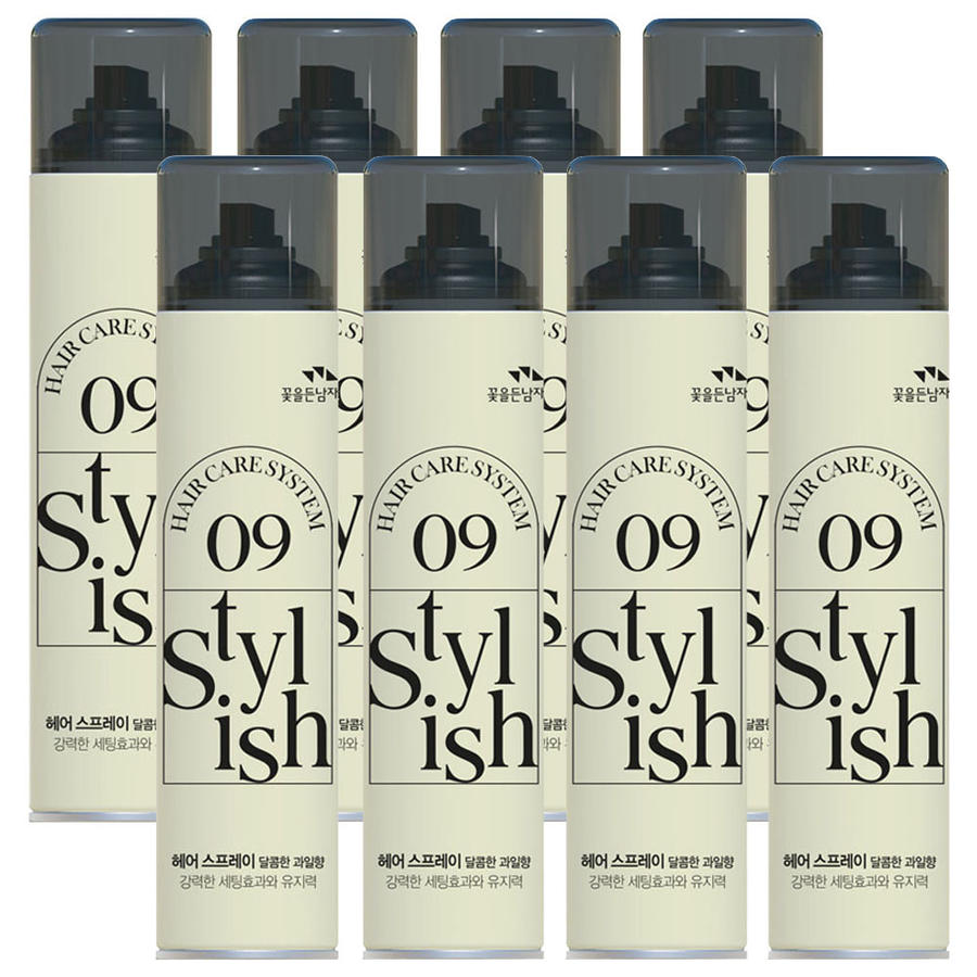 꽃을든남자 헤어케어 시스템 헤어 스프레이 달콤한과일향 300ml (8개)_이미지