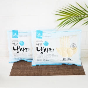 정우종합유통 마포생냉사리1.4kg 7-8인분 비빔국수 잔치국수 콩국수_이미지