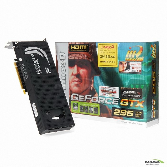 INNO3D 지포스 GTX295 1.8GB HDMI 아이노비아_이미지