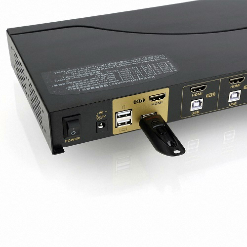�������������ͽ� �ؽ�Ʈ 8:1 USB HDMI KVM ����ġ (NEXT-7208KVM)