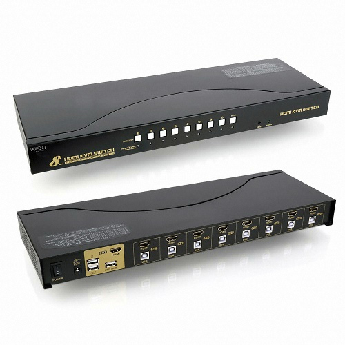 이지넷유비쿼터스 넥스트 8:1 USB HDMI KVM 스위치 (NEXT-7208KVM)_이미지