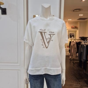 앤클라인 우븐배색자수티셔츠 AX2G2TS3910-50 41421_AX2G2TS391050_이미지