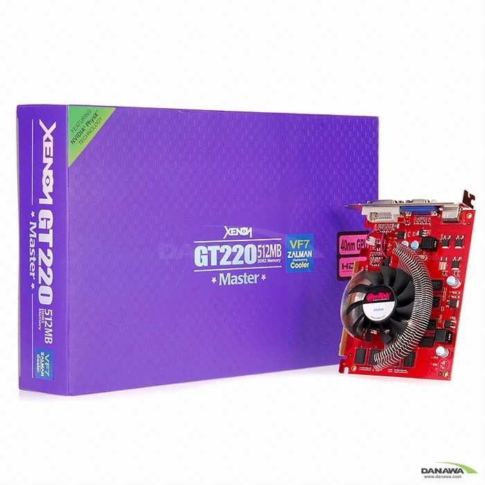 이엠텍 XENON 지포스 GT220 Master HDMI D2 512MB 잘만_이미지