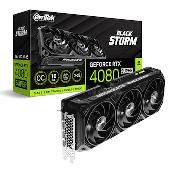 이엠텍 지포스 RTX <b>4080</b> SUPER BLACK STORM OC D6X 16GB