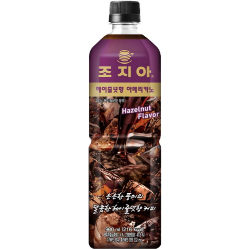 코카콜라음료 조지아 헤이즐넛향 아메리카노 900ml (1개)_이미지