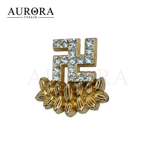 [불명] AURORA ITALIA 불교 부처님 만 자 브로치 배지 뱃지 뺏지 BUDD-2001